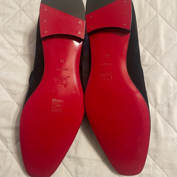 COPY - Christian Louboutin Black Leather Loafers main image 7